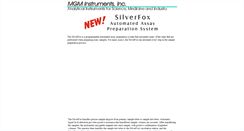 Desktop Screenshot of mgminstruments.com